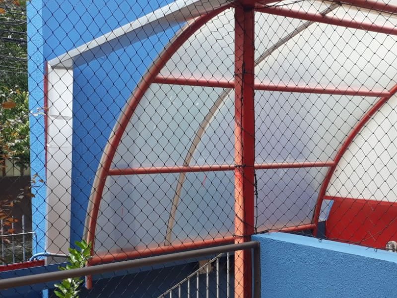 Instalação de rede de proteção em Pôr do Sol, Brasília